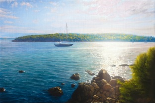Sparkling Sea, oil on canvas, 40x60 cm